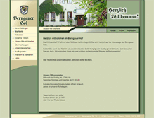 Tablet Screenshot of berngauerhof.de